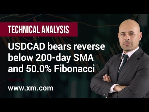 Technical Analysis: 11/10/2019 - USDCAD bears reverse below 200-day SMA and 50.0% Fibonacci