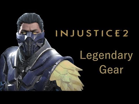 Injustice 2 Sub Zero Legendary Gear - 1st to complete on Xbox