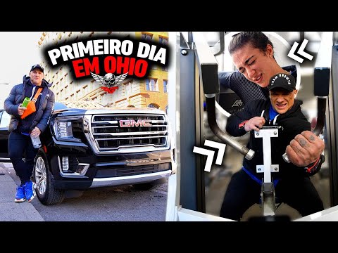 FABIO GIGA E JULIA FAZEM O PRIMEIRO TREINO EM OHIO