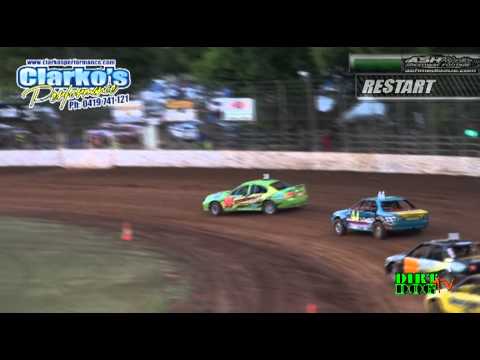 Modified Production - Heat 6 - Kingaroy Speedway - 30.09.12