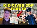 Kid Temper Tantrum Pulled Over And Shows FAKE ID To Cop Arrested Original