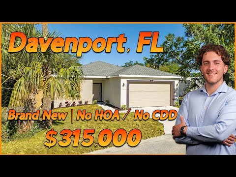 Davenport Florida New Construction NO HOA / NO CDD! | UNDER $320,000!