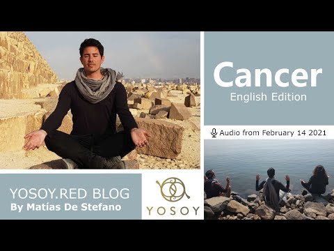 Day 195 - CANCER - Matías De Stefano - YOSOY.RED BLOG: Plexus-Emotional- Aquarius, Read by Joan 2/14