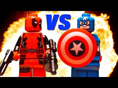 Lego Deadpool vs Captain America