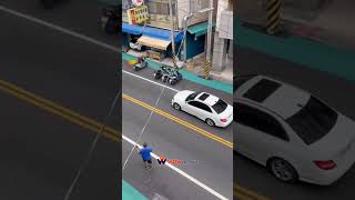 南投賓士街頭暴走瘋狂連環撞