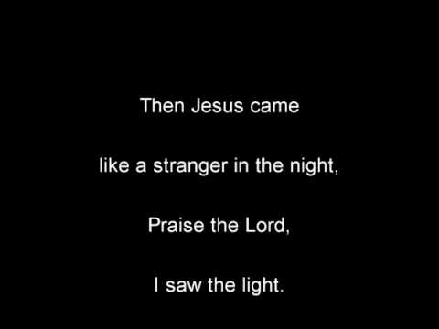 Hank Williams - I Saw The Light Lyrics
