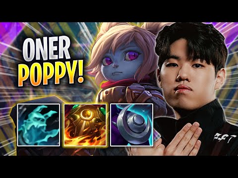 ONER IS SO CRAZY WITH POPPY! - T1 Oner Plays Poppy JUNGLE vs Nidalee! | Season 2023