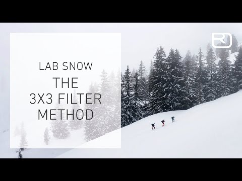 Assessing avalanche danger: the 3x3 filter method – tutorial (3/17) (English) | LAB SNOW