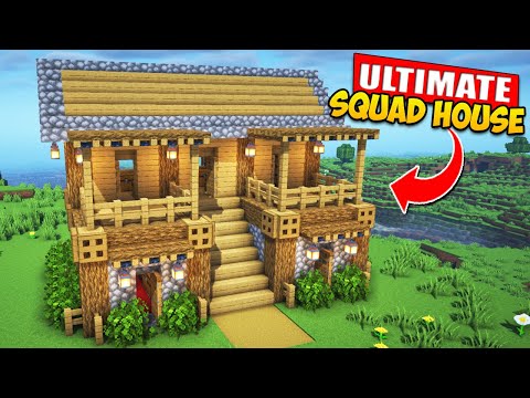 MarchiWORX (Minecraft Builds) - Minecraft | How to Build the Ultimate Squad Survival House Tutorial 🏠