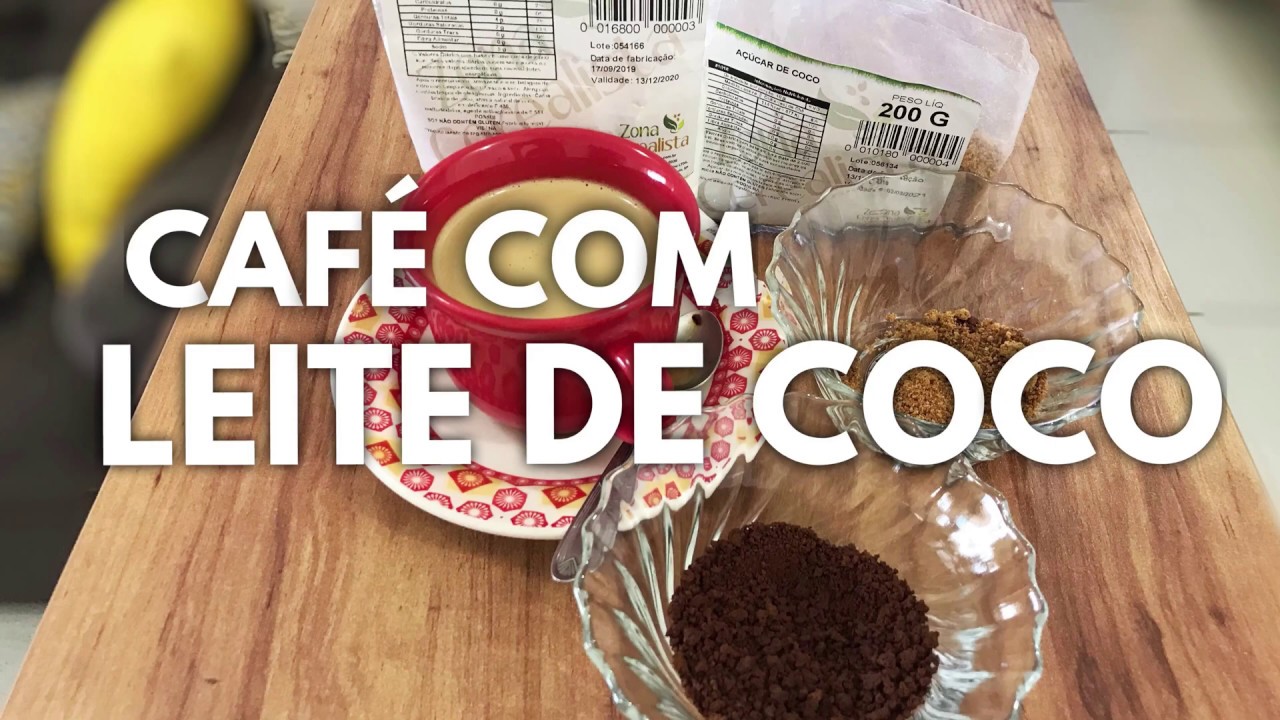 Café com Leite de Coco