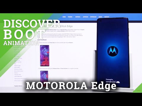 Boot Animation on MOTOROLA Edge – Starting Panel