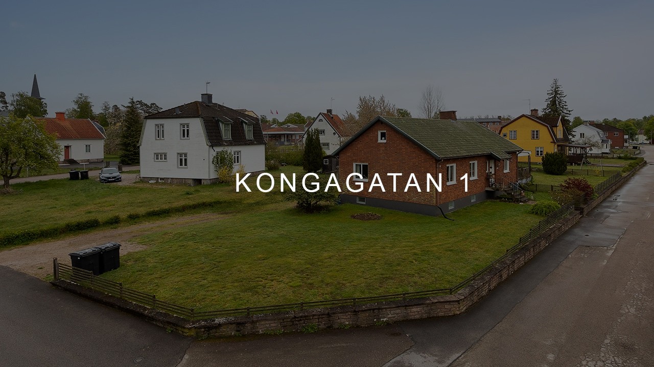 6 rum Villa på Kongagatan 1 Lessebo Lessebo kommun - video