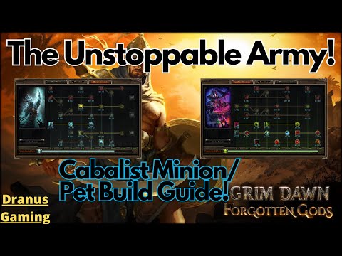 Grim Dawn - Summon an Unstoppable Army! Cabalist Minion Pet Build [2024]