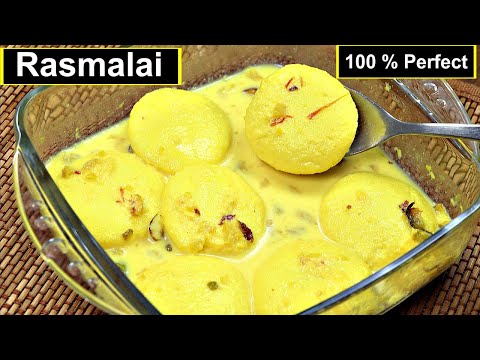 Make market-like soft Rasmalai with just milk and sugar | Rasmalai Recipe | Step by Step Rasmalai...