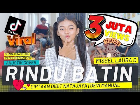 RINDU BATIN COVER  MISSEL LAURA D | SUARA KITA STUDIO | CIPT. DIDIT NATAJAYA