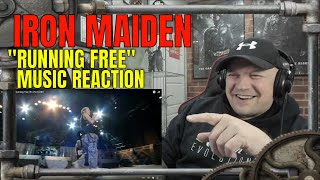 Iron Maiden - &quot; RUNNING FREE &quot; ( EN VIVO ) [ Reaction ] | UK REACTOR