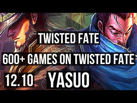 TWISTED FATE vs YASUO (MID) | 2.6M mastery, 3/2/18, 600+ games | NA Diamond | 12.10