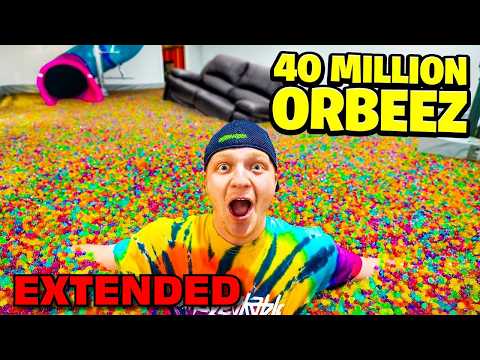 FILLING MY ENTIRE HOUSE WITH ORBEEZ! - EXTENDED
