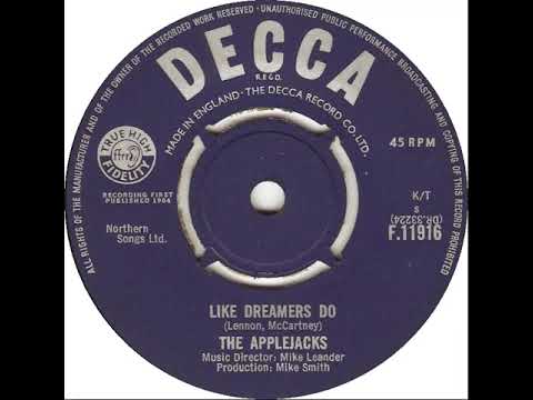 UK New Entry 1964 (127) The Applejacks - Like Dreamers Do
