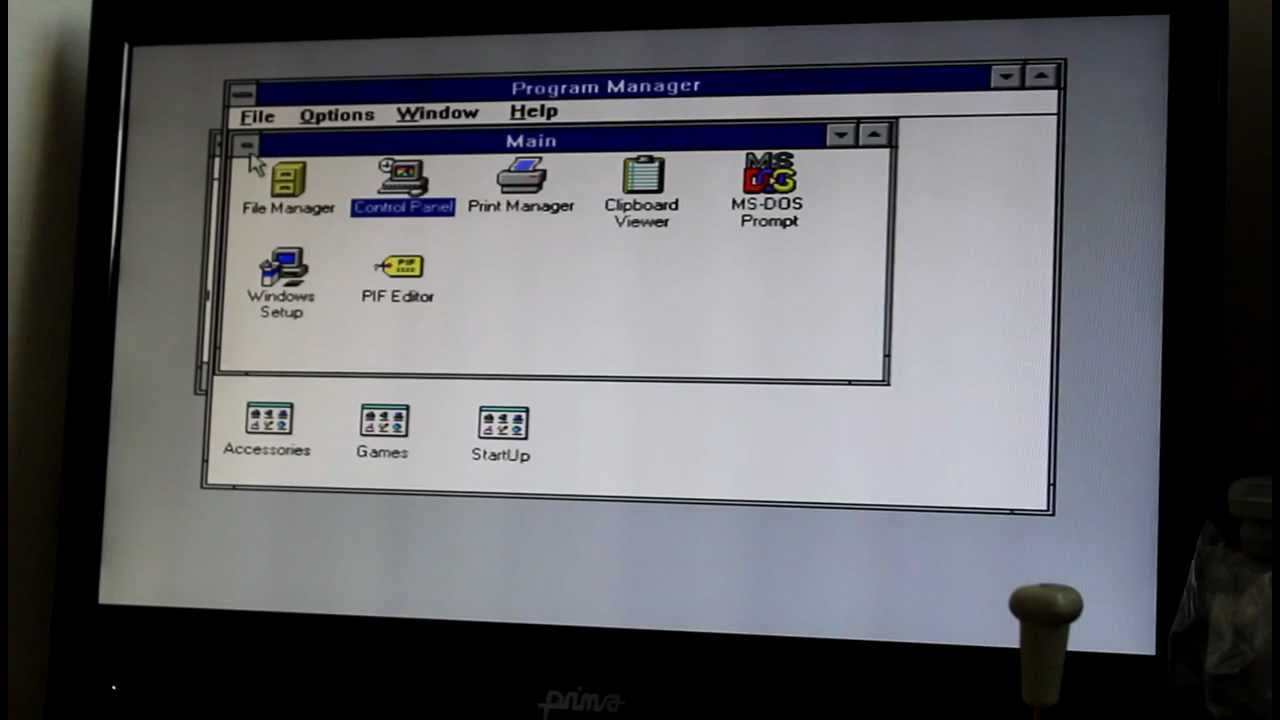 Sega TeraDrive Model 2 with Windows 3.11 in RAMdisk