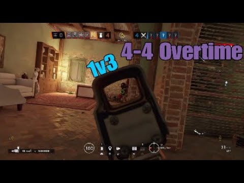 The 1v3 4-4 OVERTIME Clutch FTW + clips - Rainbow six siege ps4