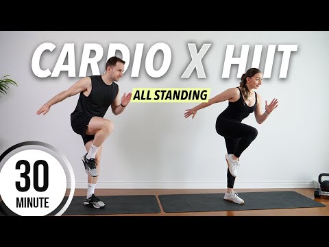 30 Min ALL STANDING CARDIO HIIT Workout at Home | Burn 500 CALORIES