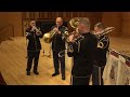 Overture and Allegro from Royal Fireworks by G.F. Handel | United States Army Brass Quintet