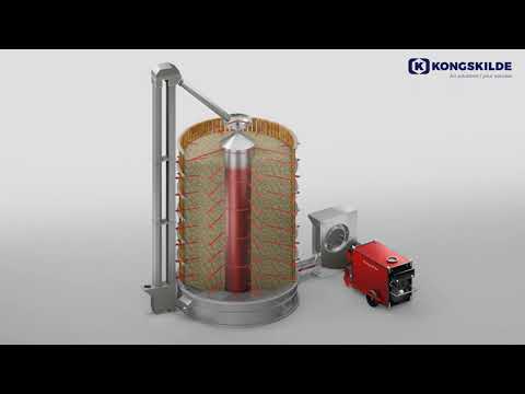 Kongskilde's Wooden KCT Bin Dryer