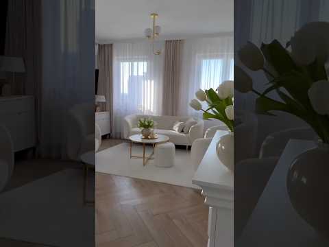 Modern Minimalist Living Room | Light & Airy | Elegant Simplicity #homedecor #shorts #viral