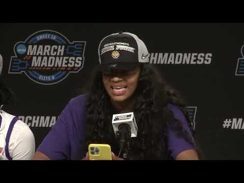 LSU Elite Eight Postgame Press Conference - 2023 NCAA Tournament