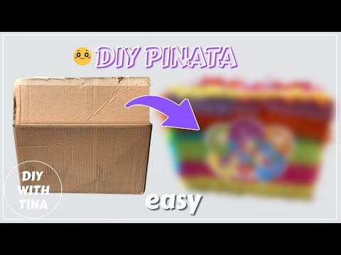 📦 How to make the easiest piñata