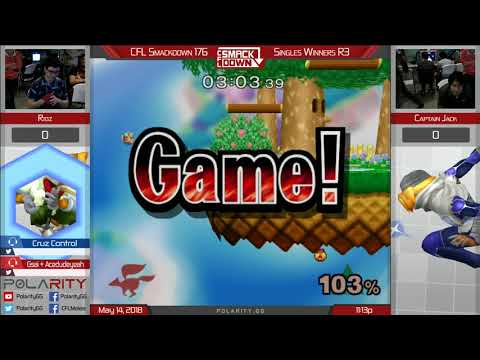 CFL Smackdown 176 Melee - Ridz (Fox) vs Captain Jack (Sheik) - Winners R3