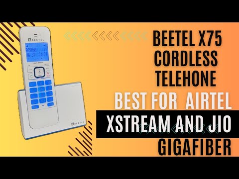 Beetel X75 2.4Ghz Expandable Cordless Landline Phone