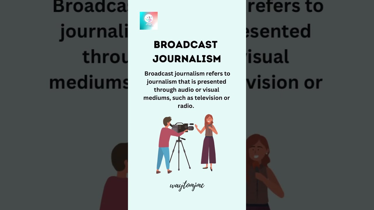 Broadcast Journalism #television #news #reporting