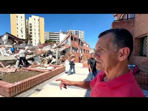 「我說不出話來」：加州居民勘查哥倫比亞地震後的斷垣殘壁！ ('I'm speechless': Cali resident surveys Colombia earthquake ruins)