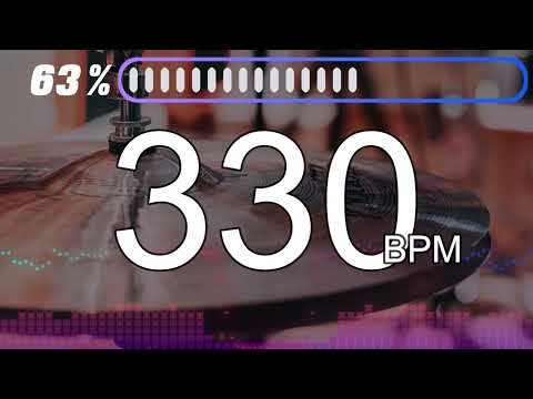 330BPM　Hi-hat①　5minutes Drums Metronome