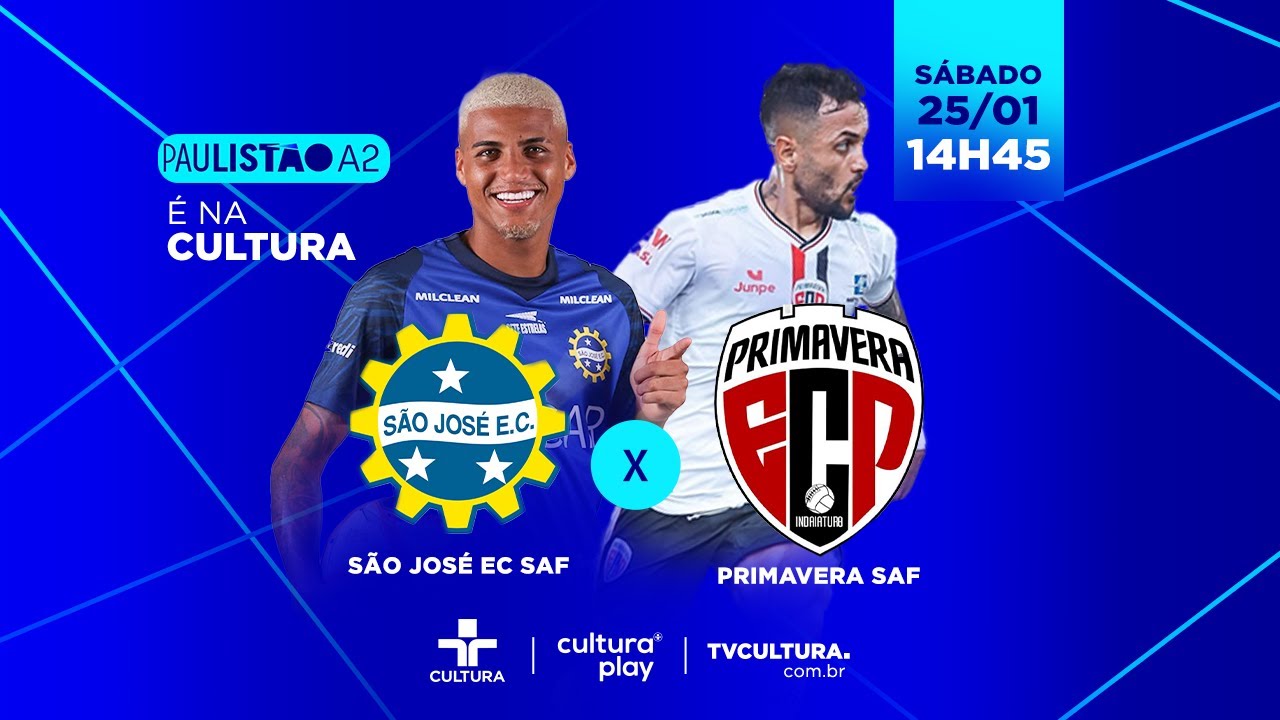 CAMPEONATO PAULISTA A2 |  SÃO JOSE E.C. SAF X PRIMAVERA SAF | AO VIVO E COM IMAGENS - (25/01/2025)