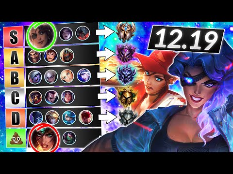 NEW Champions TIER LIST for Patch 12.19 - BEST META Champs of EVERY Role - LoL Update Guide