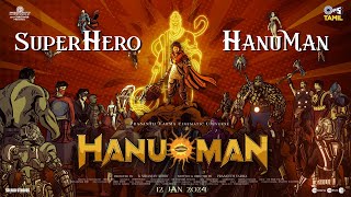 Poster  SuperHero HanuMan Lyrics – HANU-MAN (Tamil) | RP Krishaang x Ahana Balaji 
