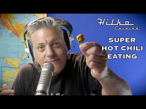 Eating Super Hot Peppers & Garden July 2020 #GuitarMakersFood by Hilko Cuisine