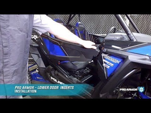 RZR XP 1000 Lower Door Inserts Installation