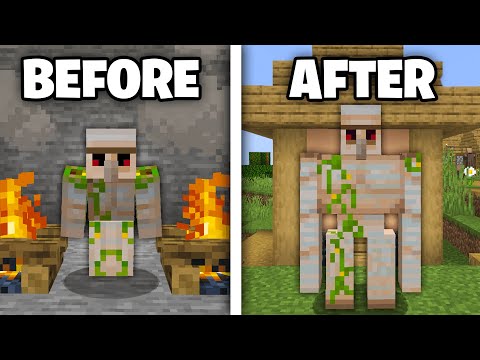 The Story of The First IRON GOLEM In Minecraft...