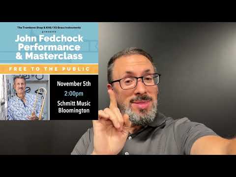 John Fedchock in the Trombone Shop 11/5/22!
