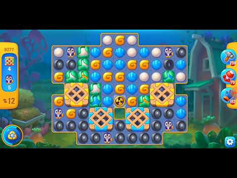 Fishdom. 9277 level no boosters and diamonds. 15 moves