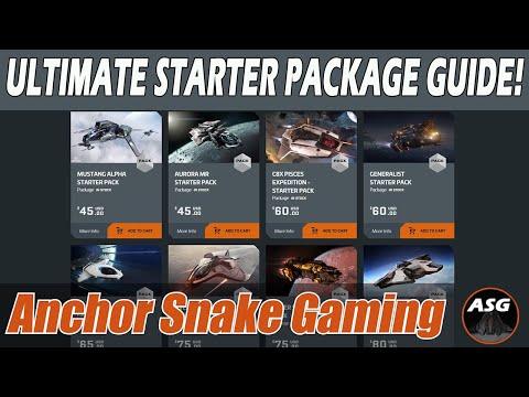 Star Citizen, Ultimate Starter Package Guide! Best Starter Package Ships to Make Credits!