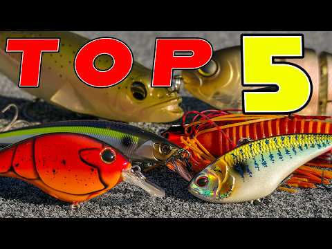 Top 5 "MUST HAVE" Baits For Spring Bass Fishing!