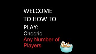 How to play Cheerio #dicegames