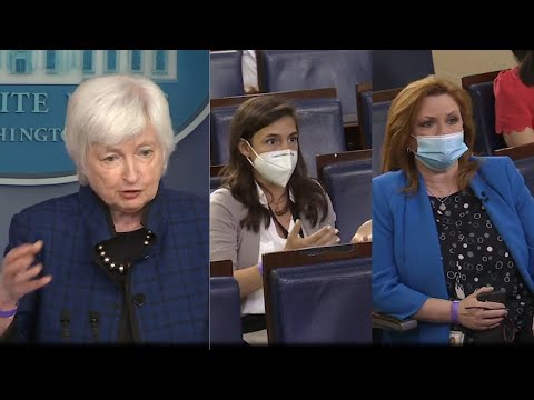 Treasury Janet Yellen April jobs report: unemployment benefits, inflation 5/7/2021