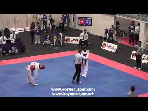 59kg Semifinal Salaheddine BENSALEH (BEL) vs (AZE) HUSEYNLI Yusif