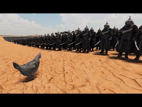 SUPER CHICKEN vs 50,000 MONGOLIAN SOLDIERS - Ultimate Epic Battle Simulator 2 | UEBS 2